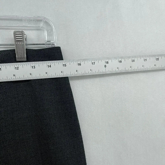 Sigrid Olsen Pants Women's Sz 6 Black Birdseye Welt Stretch Straight Dress Pants - Picture 2 of 8